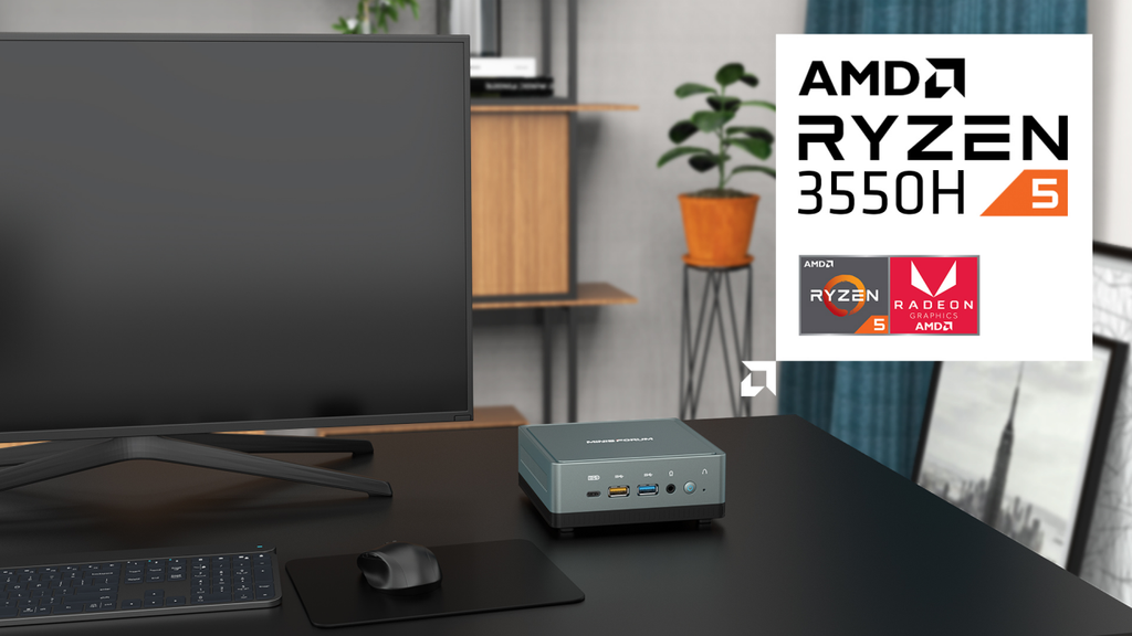 MINISFORUM Launches UM350 Entry-Level Mini PC: Powered by AMD Ryzen 5 3550H