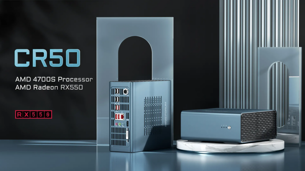 Minisforum Unveils EliteMini CR50: An AMD 4700S((Sony PlayStation 5 SoC) goes )-powered mini PC