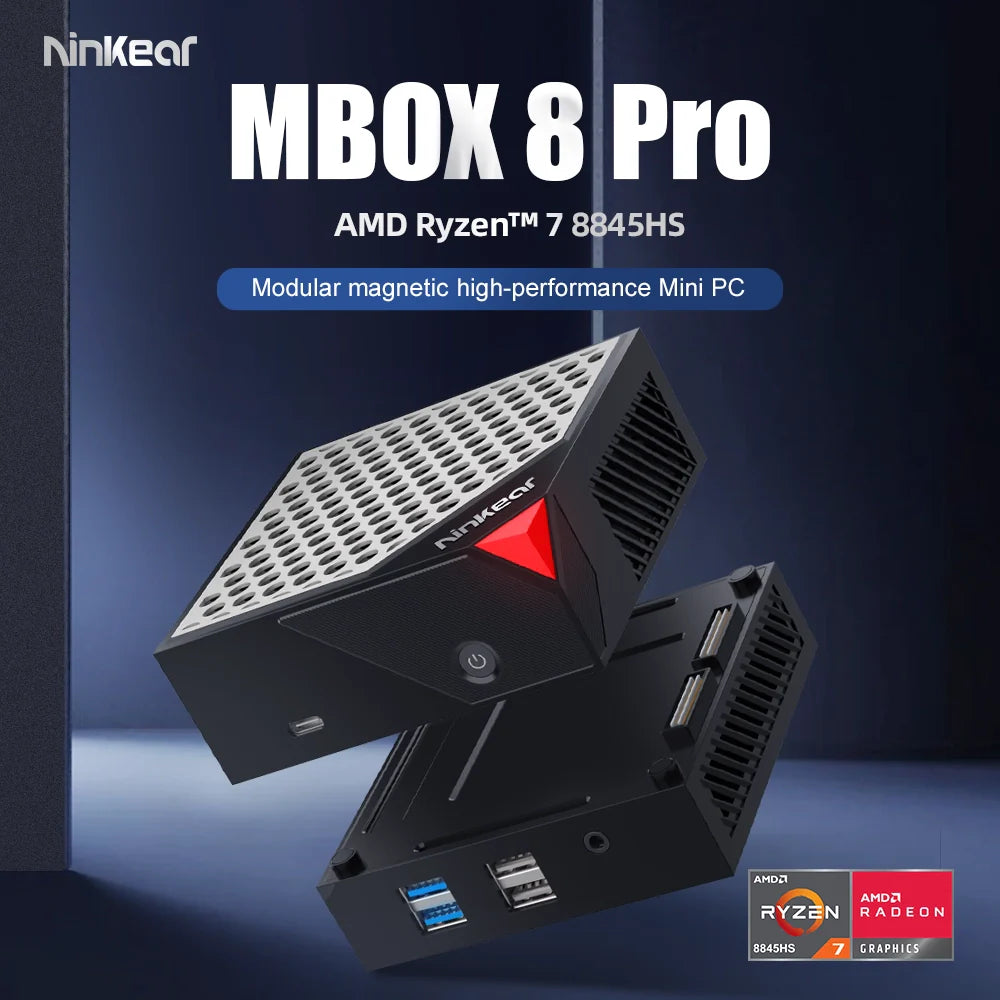 Ninkear Launches MBOX 8 Pro Mini PC with Modular Expansion Base