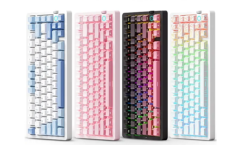 MCHOSE G75 V2 Mechanical Keyboard Launches with Tri-Mode Wireless and 10,000mAh Battery