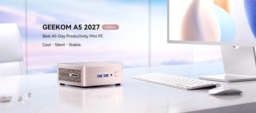 GEEKOM Unveils A5 2027 Mini PC With Ryzen 7 7730U and Three Storage Options