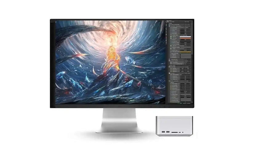 Der SZBOX FN60G Mini-PC verfügt über ein Design im Mac Studio-Stil und unterstützt eine dedizierte GPU