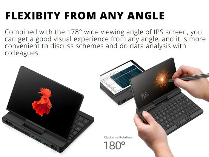 One-Netbook A1 Pro 7-inch Pocket PC to upgrade 11th-Generation Core i5-1130G7 Processor