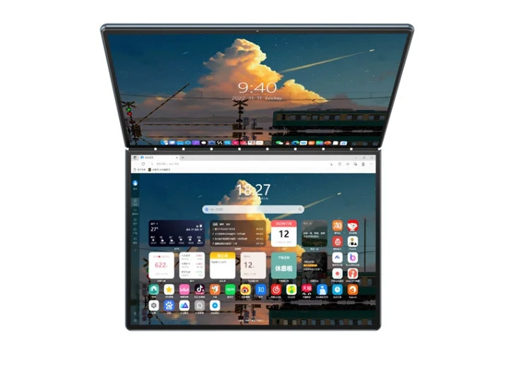 Innovative DS135D Notebook Unveils Dual Touchscreens and Diverse Memory Options