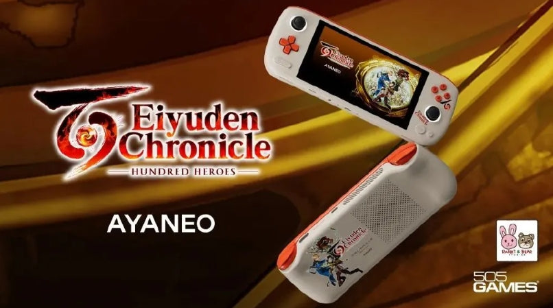 AYANEO arbeitet mit 505 Games zusammen, um eine Handheld-Konsole in limitierter Auflage auf den Markt zu bringen