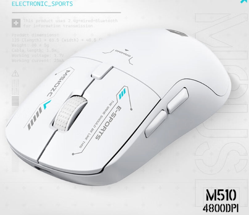 Mechrevo Launches M510 Tri-Mode Wireless Mouse with up to 4800 DPI