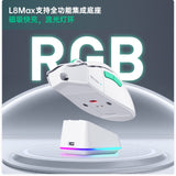 Mechnike L8 Gaming Mouse Nearlink Wireless 4KHz Connect 58G Weight Ergonomic Design