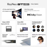 RayNeo GT Max XR Smart Glasses 3D Dolby Vision 267 Inch Giant Screen Native Zone 360