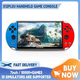 X12 Plus Video Handheld Game Console 7.0 Inch HD Screen Portable Audio Video Player Classic Play Built-in10000+ Free Games