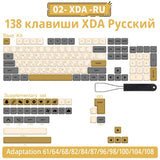 140 keys PBT Keycaps XDA Profile ISO layout Spanish Russian Japanese Korean French Key caps For Cherry MX Mechanical Keyboard
