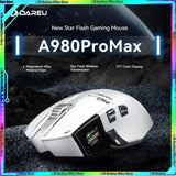 Dareu A980 Pro/Pro Max Tri-Mode 8K kabelgebunden &amp; 4K Mausanschluss E-Sport-Spielmäuse Star Flash-Kabel 