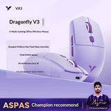 Vxe Dragonfly V3 Wireless Game Mouse Four Mode Paw3395se