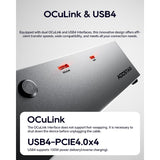 [US EU Warehouse]AOOSTAR AG01/ AG02 EGPU Dock with OCulink Port Built-in Huntkey 800W Power Supply Supports TGX interface hot-swap