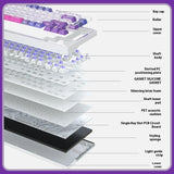 DAREU EK75 Kabellose mechanische Tastatur Tri-Mode-Dichtungsstruktur 
