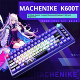 MACHENIKE K600T Mechanical Keyboard RGB Wireless 2.4G Bluetooth