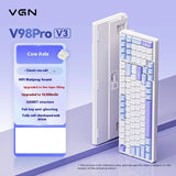 VGN V98 Pro V3 Kabellose mechanische Gaming-Tastatur 