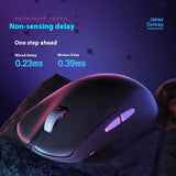 JAMESDONKEY RSR5 Gaming Mouse PAW3395 Tri-mode Wireless 8k