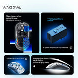Waizowl Triaina Wireless Gaming Mouse Magnesium Alloy PAW3950