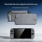 Detachable Magnetic Case for Switch 2 with Grip & Flip Storage Cover