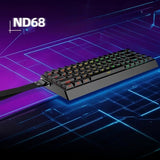 Irok ND63/ND68 Mechanische Tastatur mit magnetischen Schaltern 