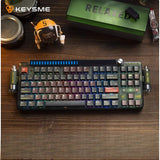KEYSME Lunar01 Mechanical Keyboard Wireless 2.4G Bluetooth Gpro3.0 Linear Switch