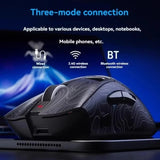 AULA SC620 Wireless Gaming Mouse 3-Mode Bluetooth Rechargeable Lightweight with RGB Lighting