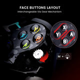 GameSir Tarantula T3 Pro Game Controller für Nintendo Switch PC Steam Android iOS mit Hall Micro Switch Trigger, 9 belegbaren Tasten 