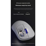 NINJUTSO TEN AIR Kabellose Maus Dual-Modus 8k Leichtgewicht Ergonomisch 