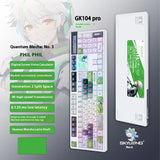 SKYLOONG GK104Pro Customized Mechanical Keyboard Three Mode Gasket Hot Plug Three Knob Voice
