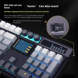SKYLOONG GK104Pro Customized Mechanical Keyboard Three Mode Gasket Hot Plug Three Knob Voice
