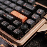 KEYSME Mars03 Kabellose mechanische Tastatur, Bluetooth, 3-Modus, CNC-Aluminiumlegierung, Dichtung, RGB-Licht, benutzerdefinierter Gamer (Montage erforderlich) 