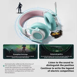Misiom Sagittarius Gaming-Kopfhörer mit Kabel und virtuellem 7.1-Raumklang 