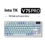 ATK VXE V75PRO Bluetooth three-mode mechanical keyboard hot-swappable aluminum alloy 81-key e-sports