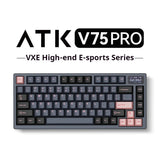 ATK VXE V75PRO Bluetooth three-mode mechanical keyboard hot-swappable aluminum alloy 81-key e-sports