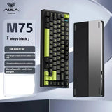 AULA M75 Gamer Mechanische Tastatur 81 Tasten 3 Modus Bluetooth Wireless Hot Swap Dichtungsstruktur RGB Hintergrundbeleuchtung 