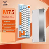 AULA M75 Gamer Mechanische Tastatur 81 Tasten 3 Modus Bluetooth Wireless Hot Swap Dichtungsstruktur RGB Hintergrundbeleuchtung 