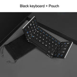 B.O.W  Mini Keyboard Bluetooth Connected to Tablets / Phone  iOS Windows Android System Support Pocket Size Folded Style