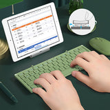 B.O.W  Mini Keyboard Bluetooth Connected to Tablets / Phone  iOS Windows Android System Support Pocket Size Folded Style