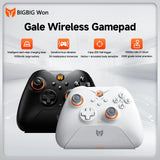 BIGBIG Won Gale Kabellose Gaming-Controller für Switch-Gamepad mit Hall-Effekt-Triggerfunktion, somatosensorischer intelligenter Start 