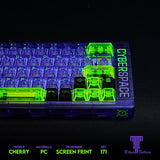Evangelion Keycap Pc Full Transparent Set With 171 Keys High Transparency Wear-Resistant Original Factory Height Keyboard Keycap