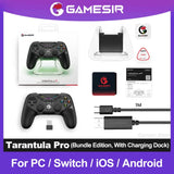 GameSir Tarantula T3 Pro Game Controller für Nintendo Switch PC Steam Android iOS mit Hall Micro Switch Trigger, 9 belegbaren Tasten 