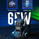 Gravastar Alpha65 65w Mechanisches Schnellladegerät Galliumnitrid Ipone Computer Typ-c 