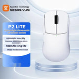 METAPHYUNI P2 Lite Pro Maus 3-Modus Leichte Esports Gaming Maus Paw3395 
