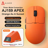 AJAZZ AJ159 APEX/AJ159P Kabellose Gaming-Maus mit RGB-Magnetladestation, leicht 