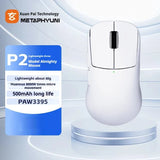 METAPHYUNI P2 Lite Pro Maus 3-Modus Leichte Esports Gaming Maus Paw3395 