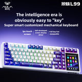 AULA L99 3,98-Zoll-Touchscreen-Tastatur 