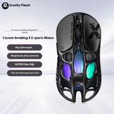 Gravastar X/X Pro Kabellose Gaming-Maus Magnesium Hohl PAW3950 8K Bluetooth 2.4G 