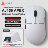 AJAZZ AJ159 APEX/AJ159P Kabellose Gaming-Maus mit RGB-Magnetladestation, leicht 