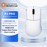METAPHYUNI P2 Lite Pro Maus 3-Modus Leichte Esports Gaming Maus Paw3395 