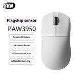 SKN SWIM FISH Pro Mouse Tri-Mode PAW3950 Dual 8K Bluetooth 2.4G Long Endurance Low Latency E-sports Gaming Mouse